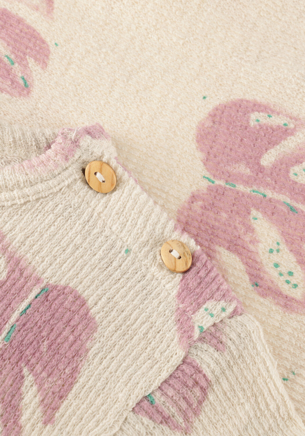 PLAY UP Pull PRINTED EMBELLISHED JERSEY SWEATER Cr&egrave;me - large