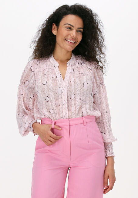 LEVETE ROOM LUNA 2 SHIRT Blouses Rose clair - large