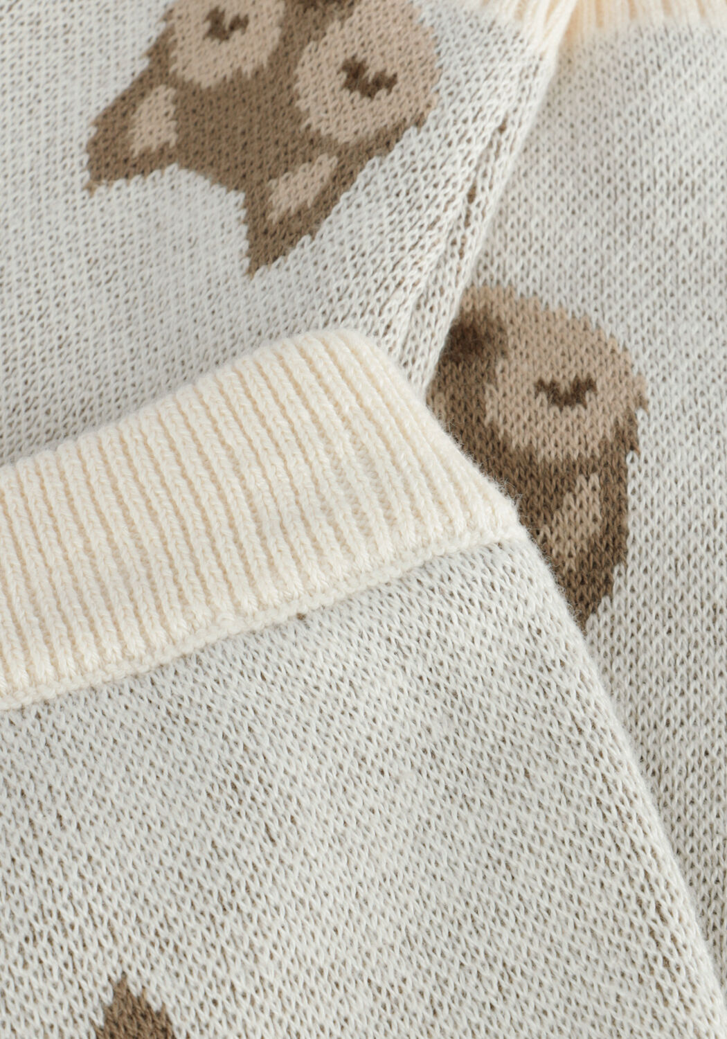 Beige LIL' ATELIER Broeken/jumpsuits NBMLAMOE KNIT PANT LIL - large