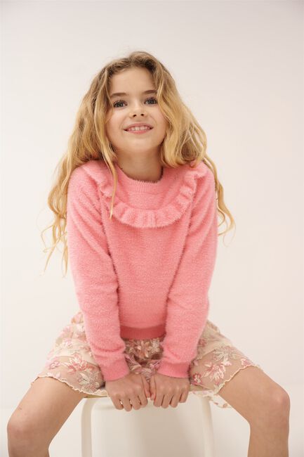 NONO Pull KETAN FLUFFY SWEATER en rose - large