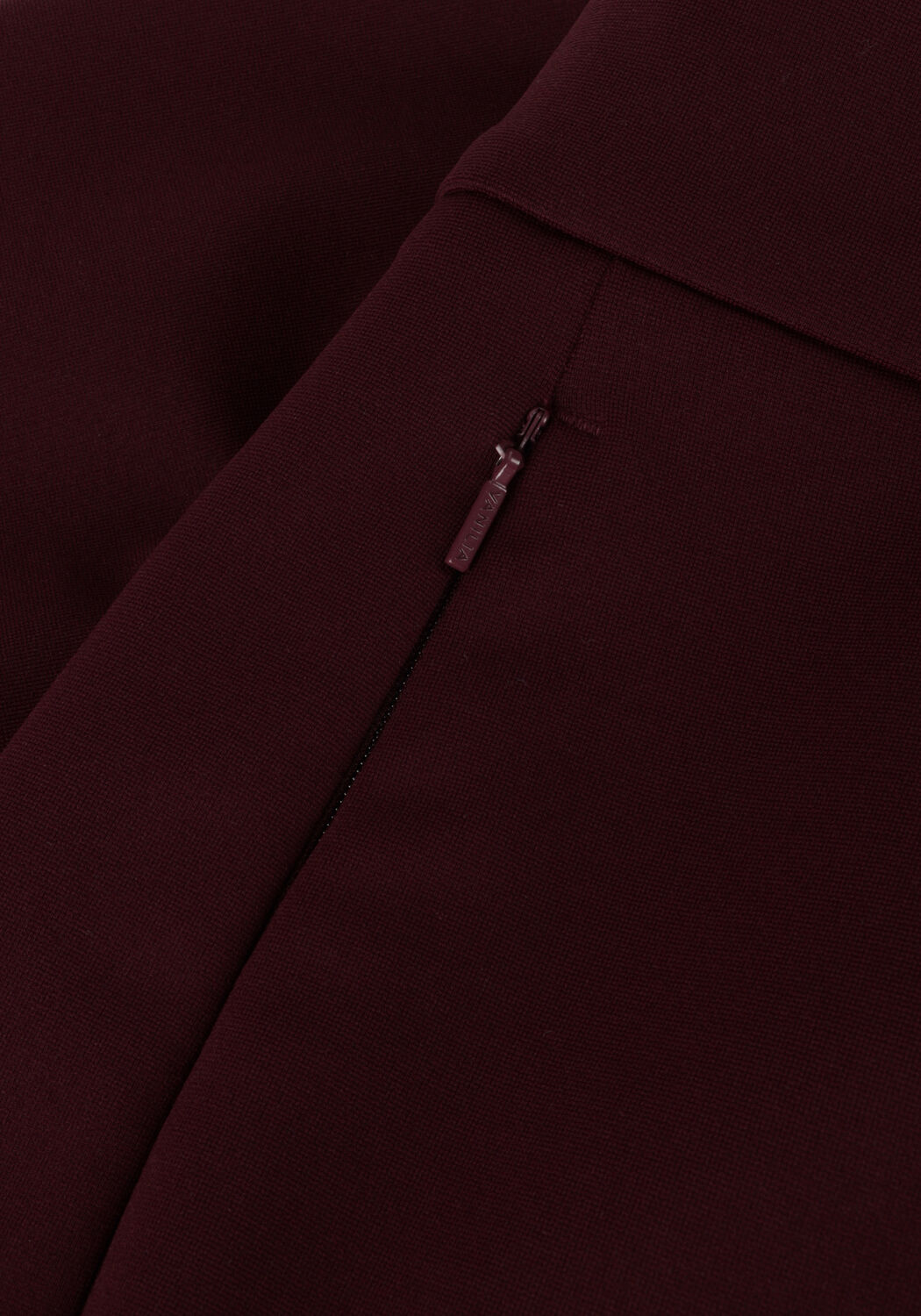 Rode VANILIA Flared broek FLARED PUNTO PANTS - large