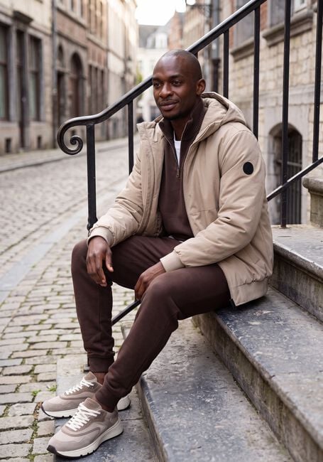 Beige AIRFORCE Jack PADDED BOMBER - large