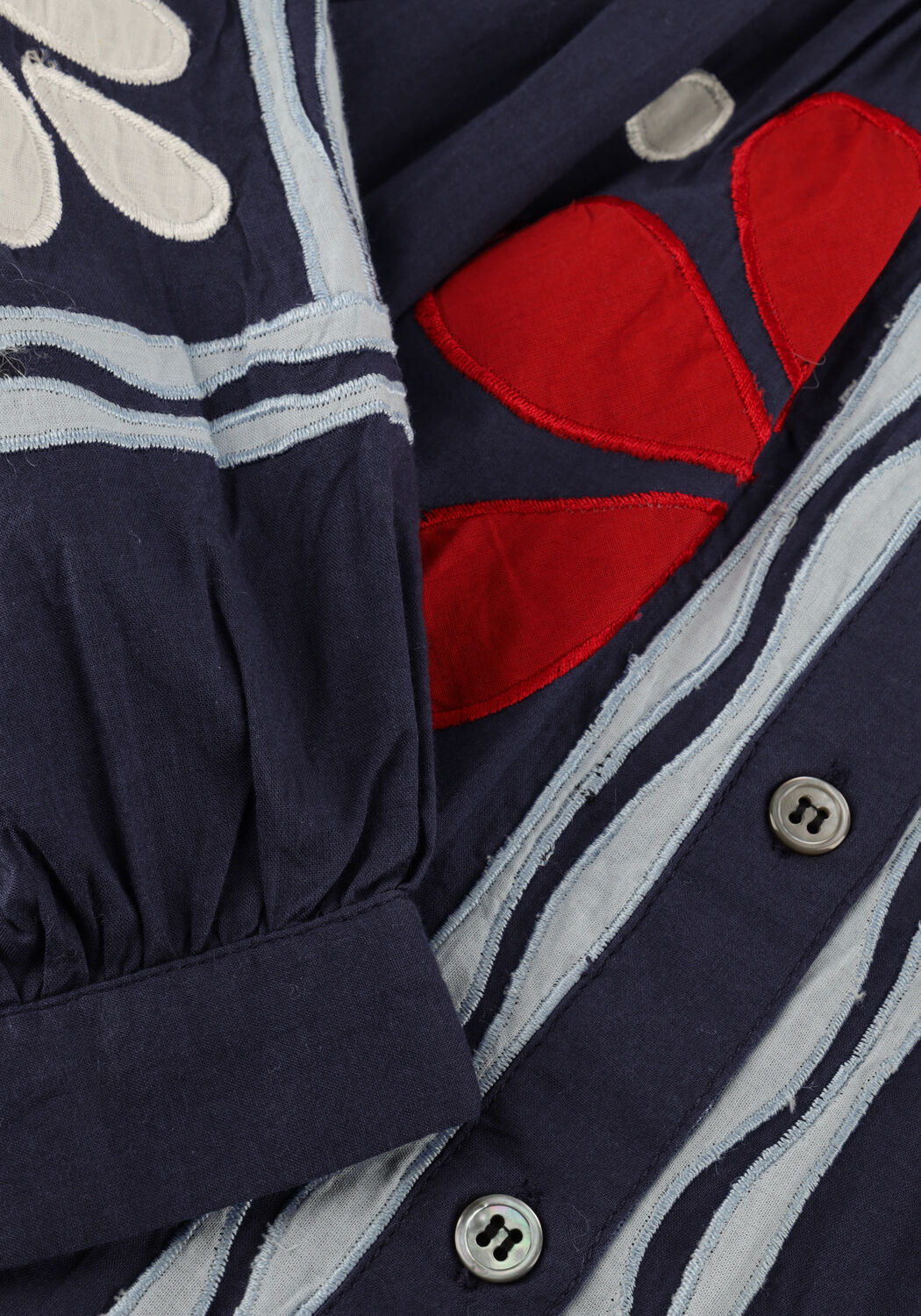 ANTIK BATIK Robe midi OXO DRESS Bleu fonc&eacute; - large