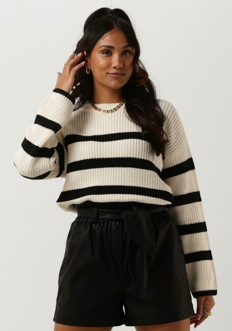 SELECTED FEMME Pull SLFBLOOMIE LS KNIT O-NECK B en blanc - large