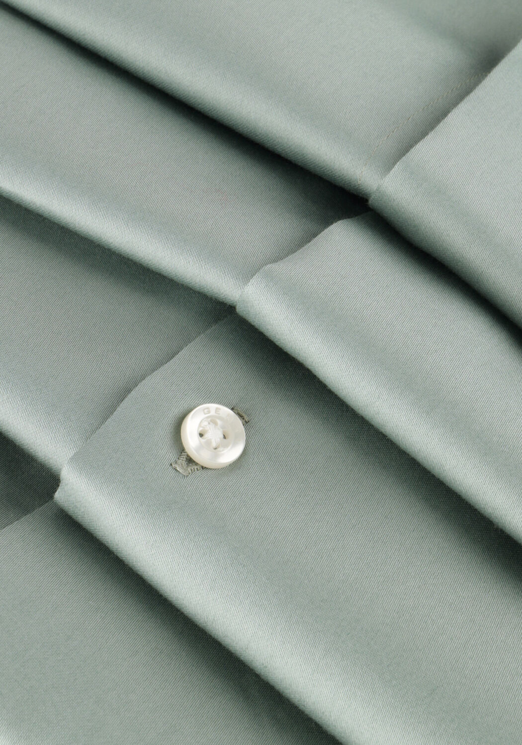 Groene GENTI Klassiek overhemd S9254-1109 - large