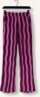 Paarse COLOURFUL REBEL Wijde broek MELODY STRIPES STRAIGHT PANTS Paarse COLOURFUL REBEL Wijde broek MELODY STRIPES STRAIGHT PANTS - medium