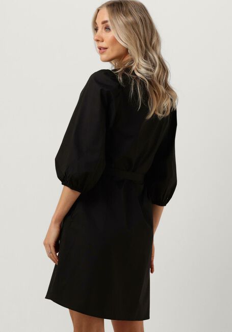 Zwarte MSCH COPENHAGEN Mini jurk MSCHCEDRICA ABIELLA 3/4 SHIRT DRESS - large
