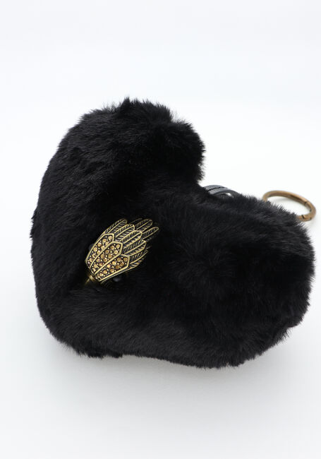 KURT GEIGER LONDON HEART F FUR CHARM  en noir - large