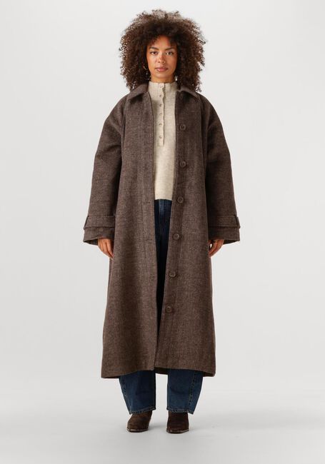 ENVII Manteau ENSENECA WOOL JACKET 7276 en marron - large