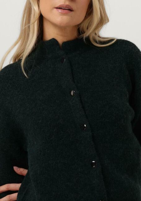 GESTUZ Gilet ALPHAGZ SHORT CARDIGAN Vert foncé - large