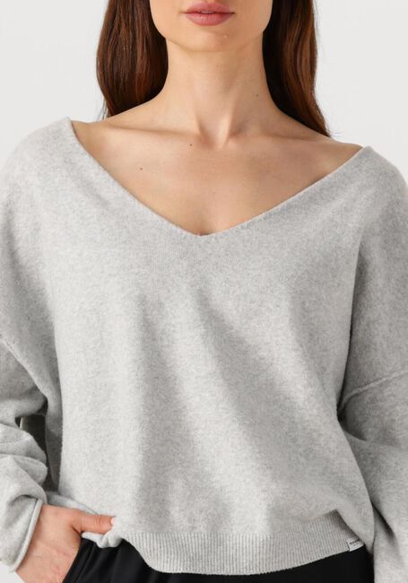 Lichtgrijze PENN & INK Trui JUMPER W25B344 - large