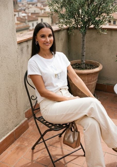 Witte NUKUS Top ROWENA SHIRT - large
