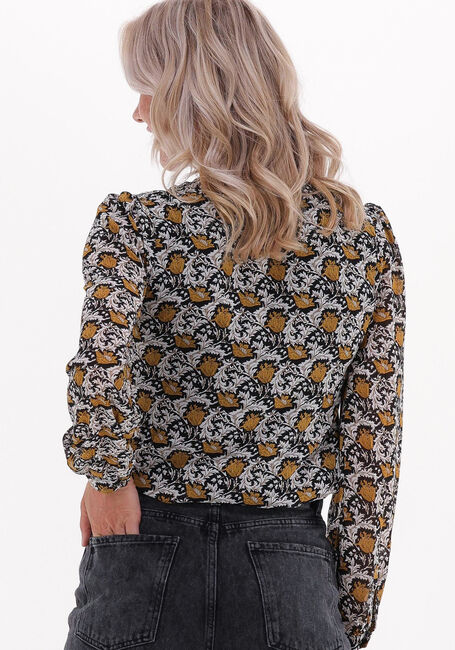 COLOURFUL REBEL CHELSEA PAISLEY FLOWER RUFFLE BLOUSE Blouses en jaune - large