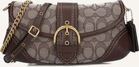 Bruine COACH Schoudertas JACQUARD SOHO BAG 25 Bruine COACH Schoudertas JACQUARD SOHO BAG 25 - medium