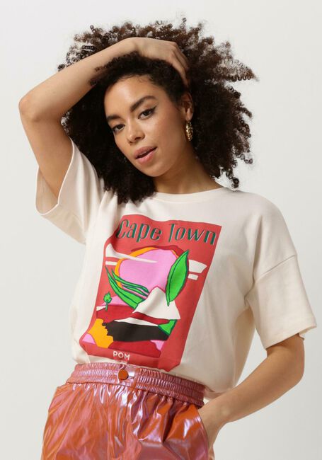 POM AMSTERDAM T-shirt SUNSET T-SHIRT Sable - large