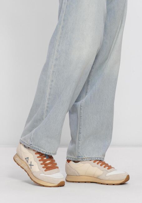SUN68 Baskets basses TOM VINTAGE en beige - large