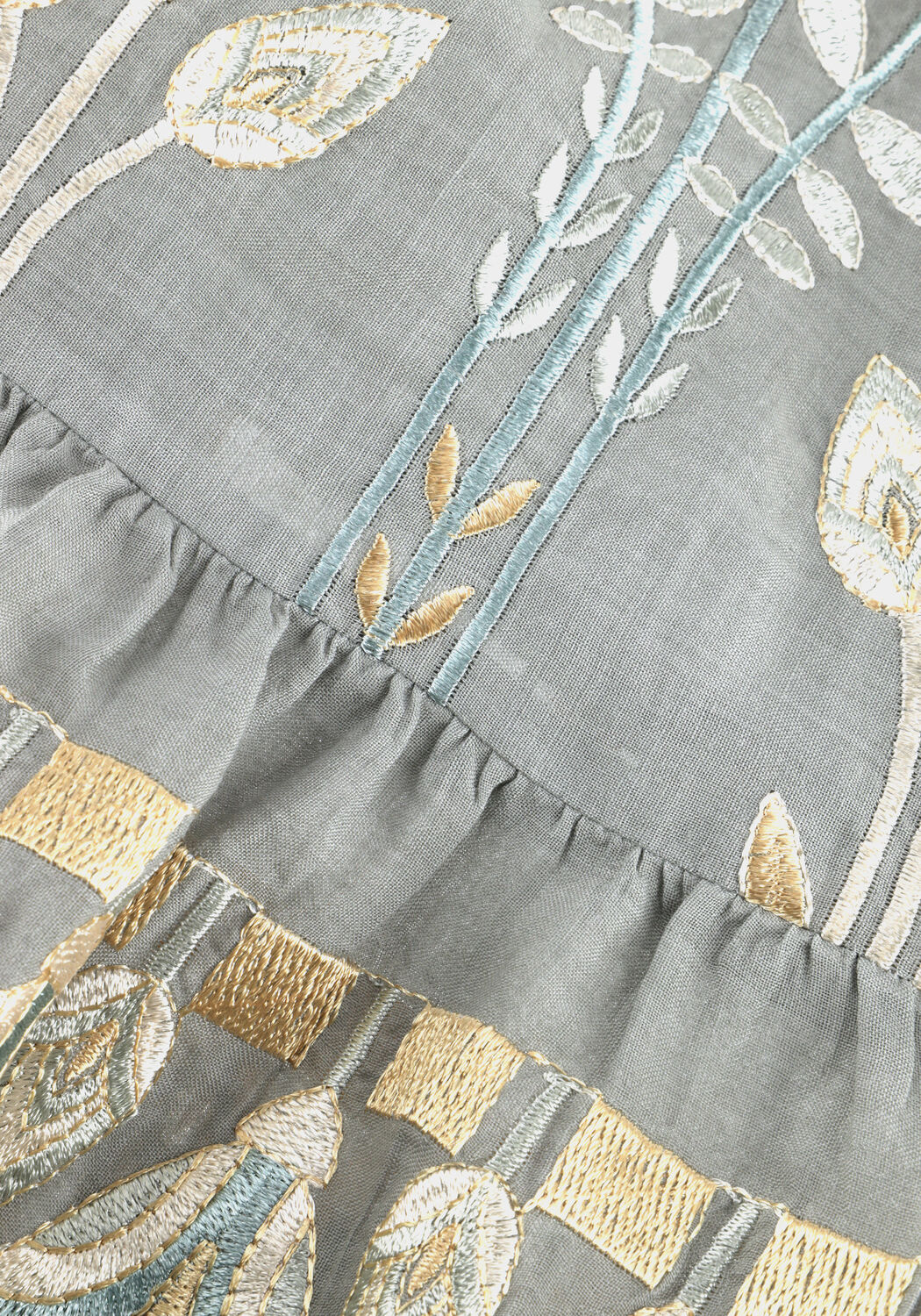 GREEK ARCHAIC KORI Mini robe S6K-4073174 en gris - large