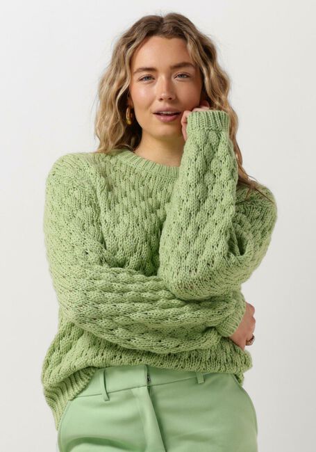 Y.A.S. Pull YASBUBBA LS KNIT PULLOVER S. Menthe - large