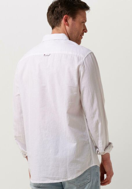 TOMMY JEANS Chemise décontracté TJM REG LINEN BLEND SHIRT en blanc - large