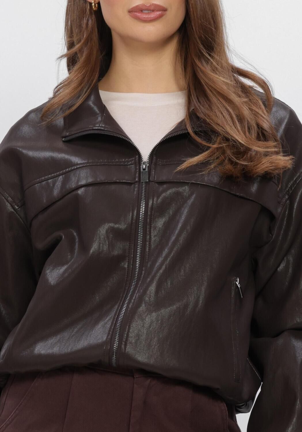 Bruine WITHBLACK Jack WBLAISHA VEGAN JACKET - large