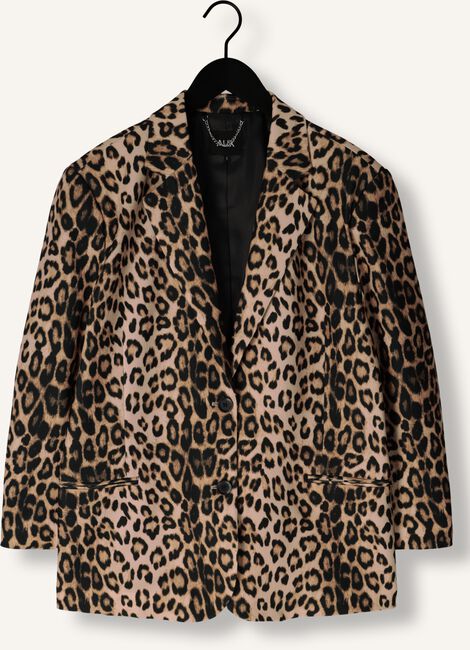 Bruine ALIX THE LABEL Blazer LADIES WOVEN LEOPARD BLAZER Bruine ALIX THE LABEL Blazer LADIES WOVEN LEOPARD BLAZER - large