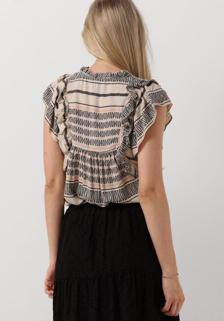 NEO NOIR Haut JAYLA STITCH PRINT TOP Blanc - large