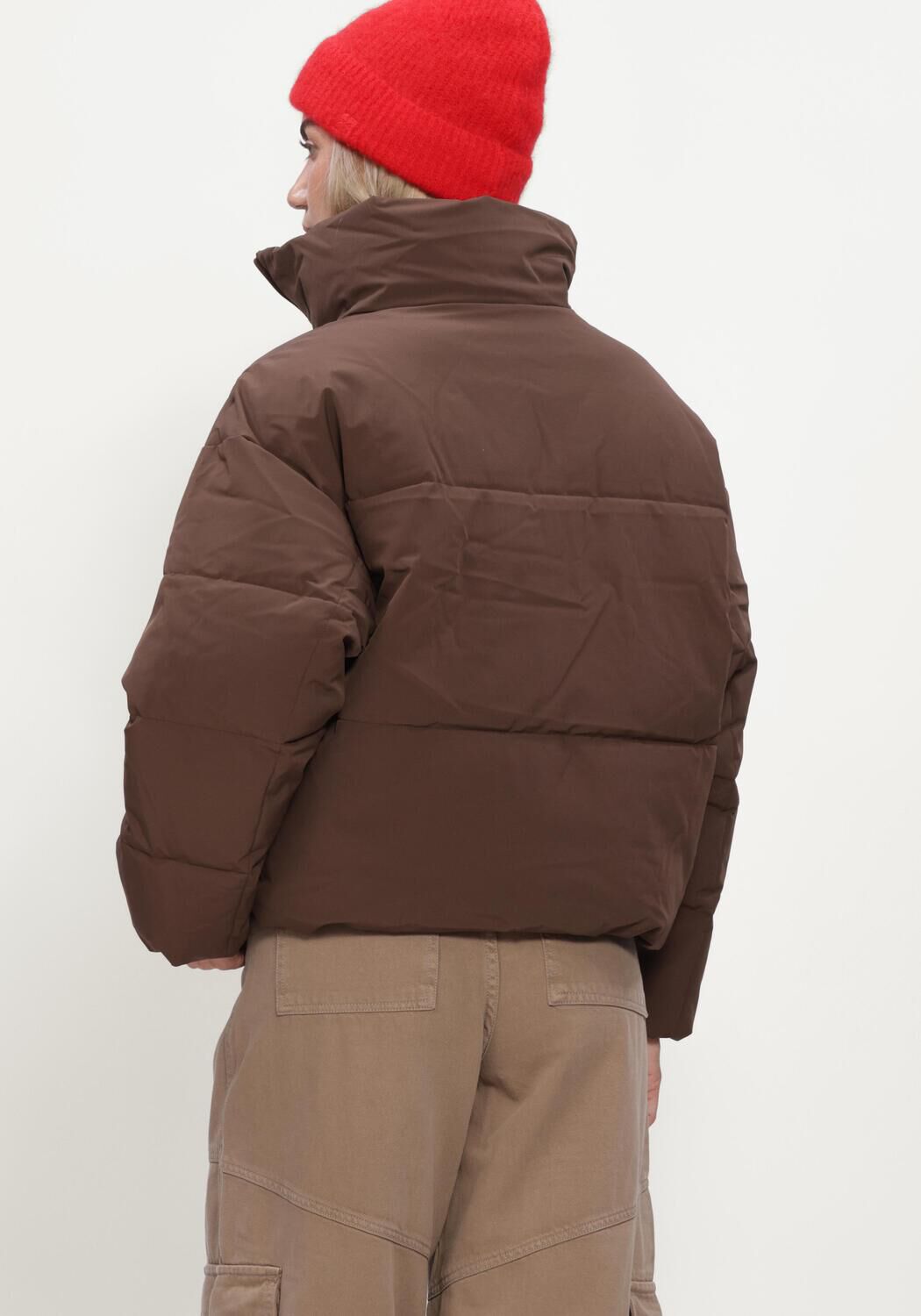 MSCH COPENHAGEN Veste matelass&eacute; MSCHREFRON JACKET en marron - large