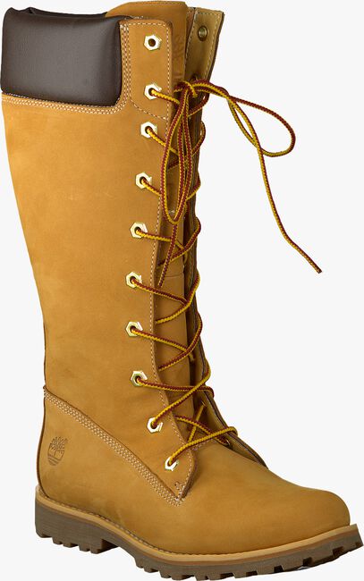 TIMBERLAND Bottes hautes GIRLS CLASSIC TALL LACE-UP en camel - large