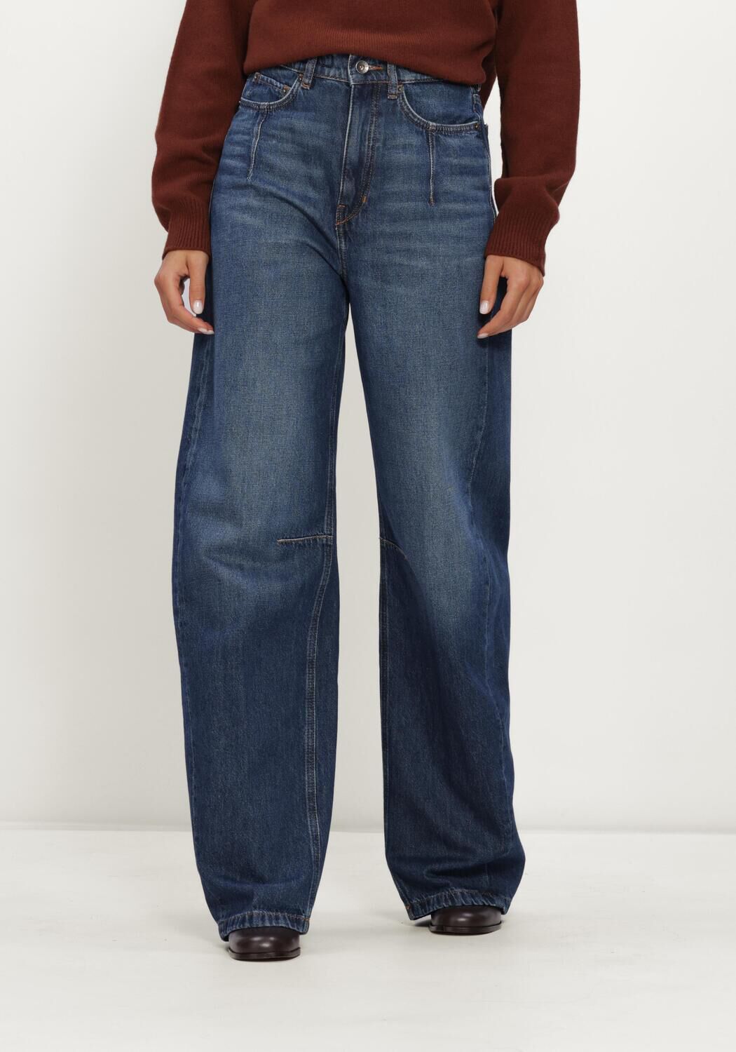 DRYKORN Barrel jeans LIABLE en bleu - large