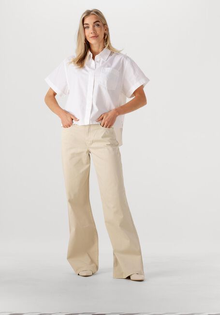Beige 7 FOR ALL MANKIND Straight leg jeans LOTTA TWILL CREME - large