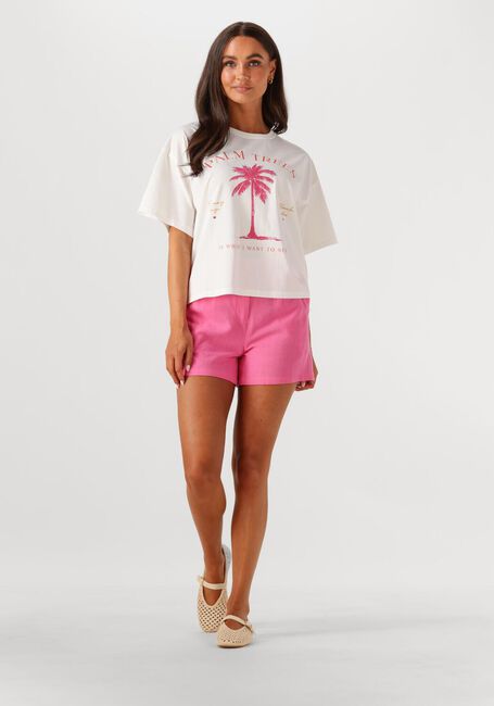 Roze YDENCE T-shirt T-SHIRT PALM TREES - large