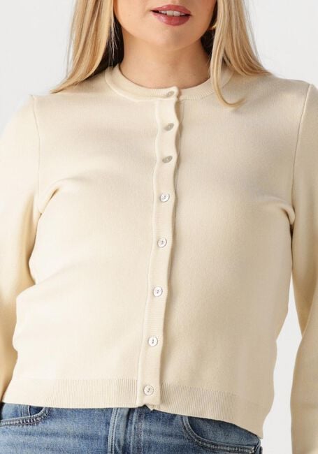 Gebroken wit Y.A.S. Vest YASEENA LS KNIT CARDIGAN - large