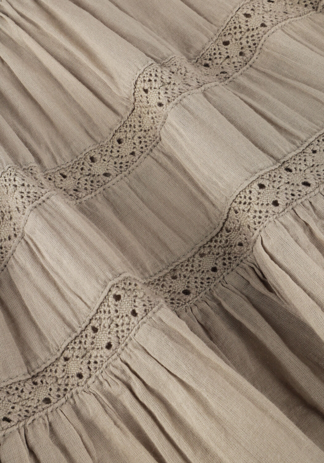 Khaki NEO NOIR Minirok CALLIA S VOILE SKIRT - large