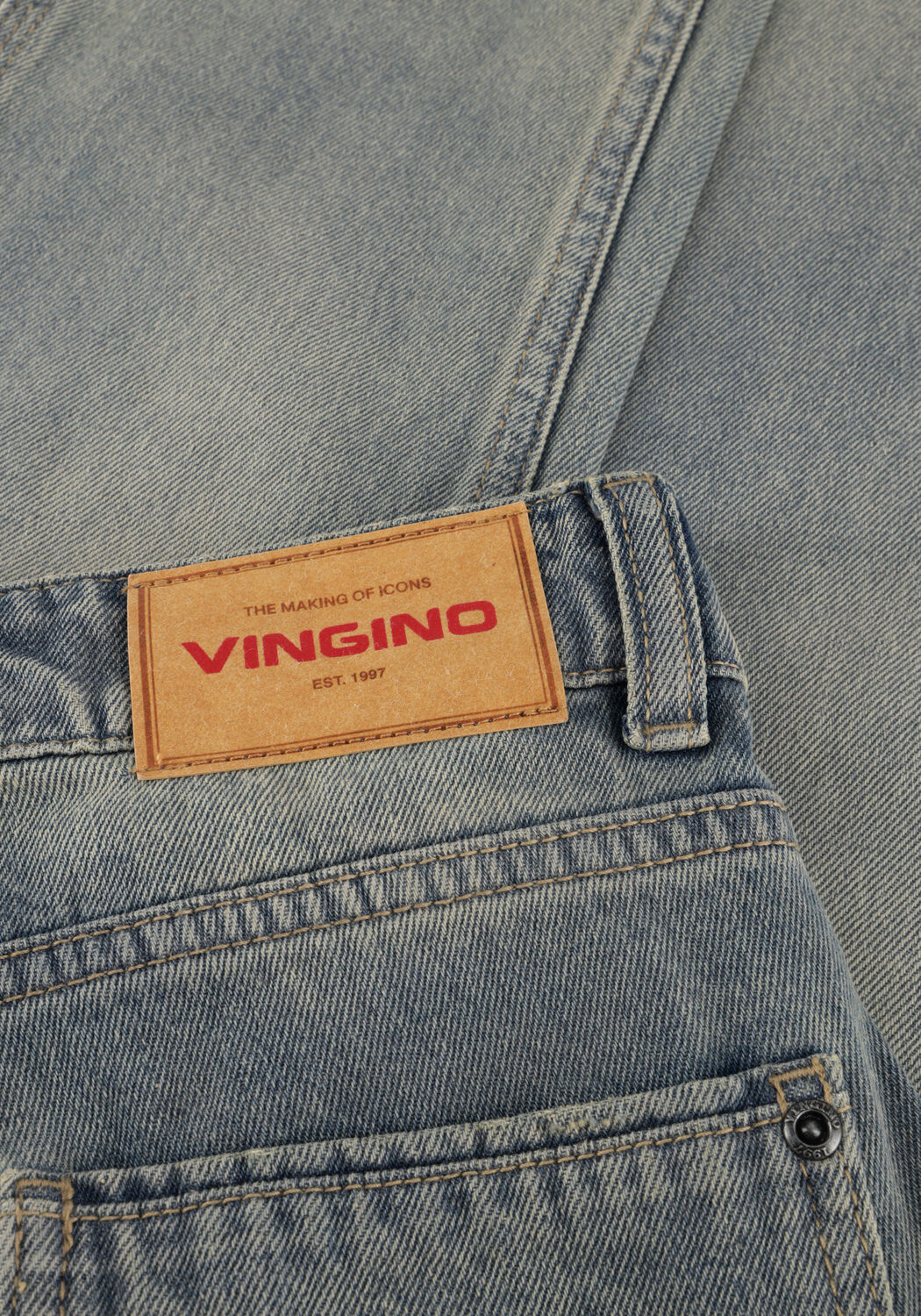 Donkerblauwe VINGINO Straight leg jeans PEPPE - large