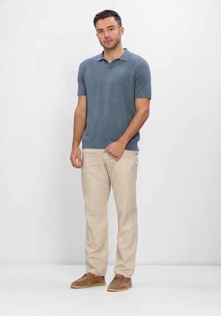 SELECTED MEN SLH196-STRAIGHT MILES LINEN  BLEND PANT Pantalons en beige - large