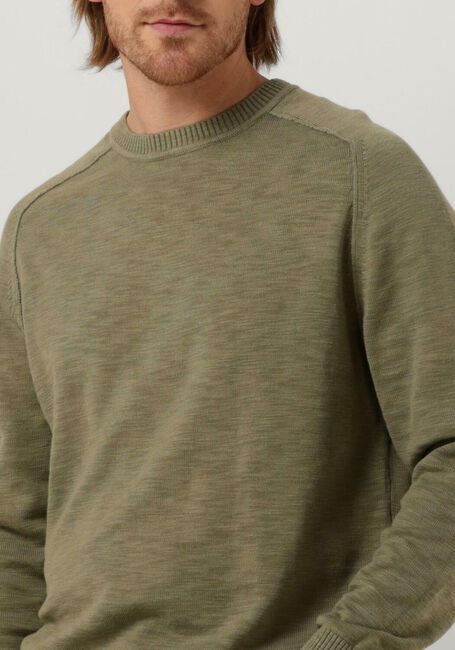 CALVIN KLEIN Pull SLUB TEXTURE SWEATER Kaki - large