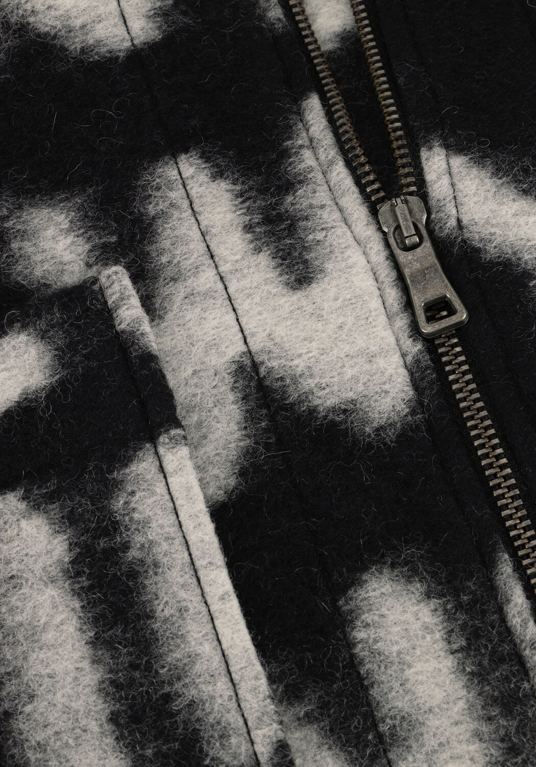 PENN & INK Jack 542 COAT AOP en noir - large