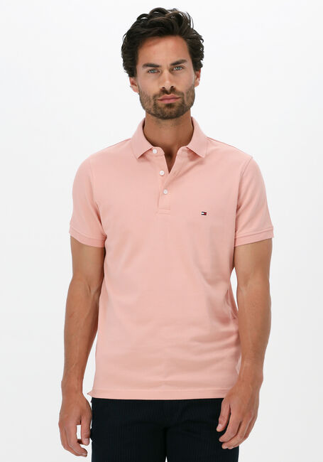 TOMMY HILFIGER Polo 1985 SLIM POLO Rose clair - large