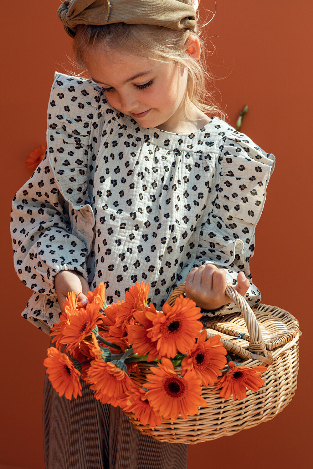 LOOXS LITTLE PRINTED MOUSSELINE TOP Blouses Cr&egrave;me - large