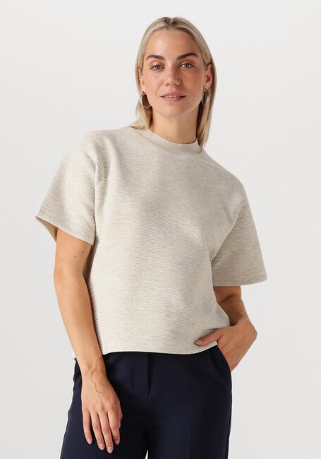 ANOTHER LABEL T-shirt RAVENELLE TEE S/S en gris - large