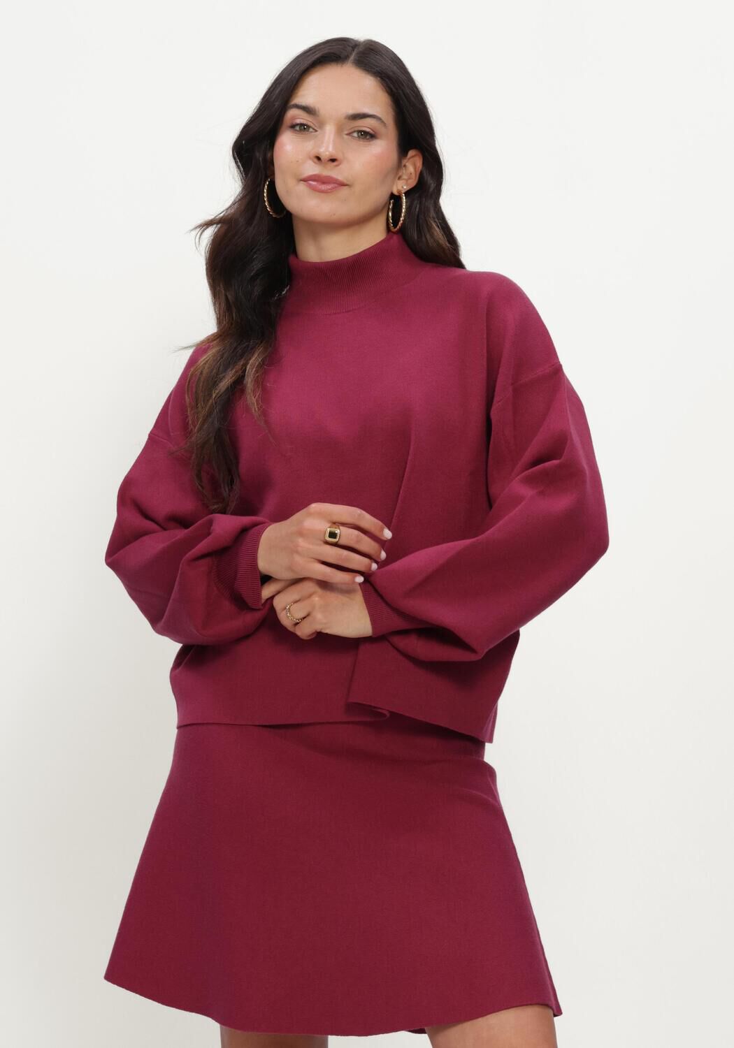 MSCH COPENHAGEN Pull MSCHMERCY EAST M PULLOVER Bordeaux - large