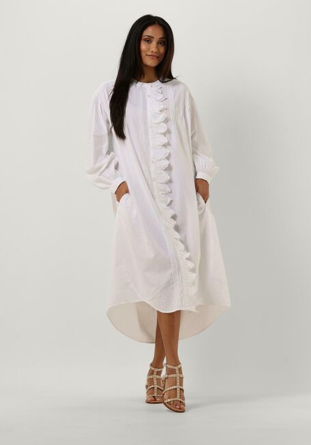 SEMICOUTURE Robe midi CINDY en blanc - large