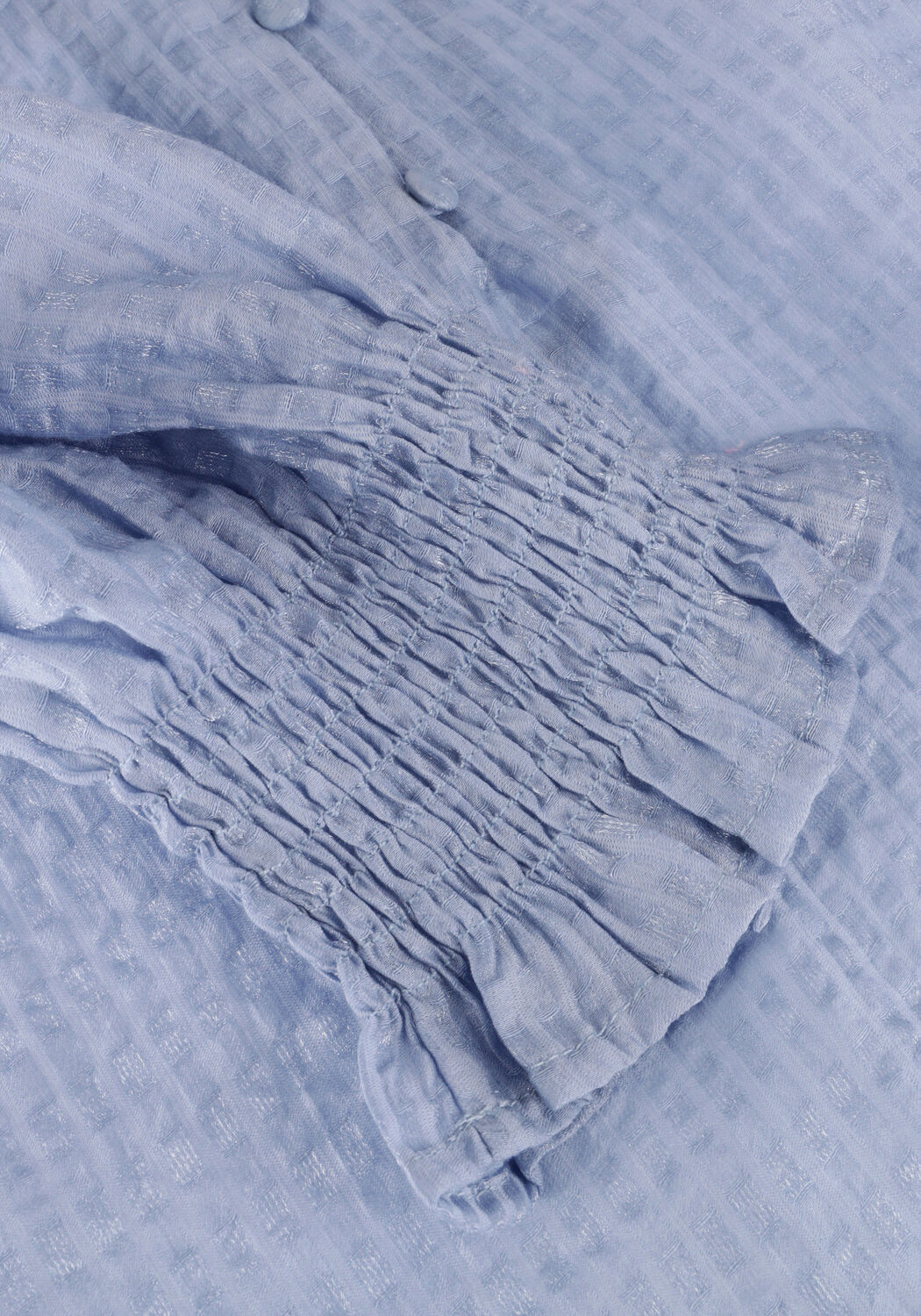 CO'COUTURE CHARLIECC FRILL SS SHIRT Blouses Bleu clair - large