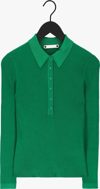 CO'COUTURE Pull BADU POLO KNIT en vert - large