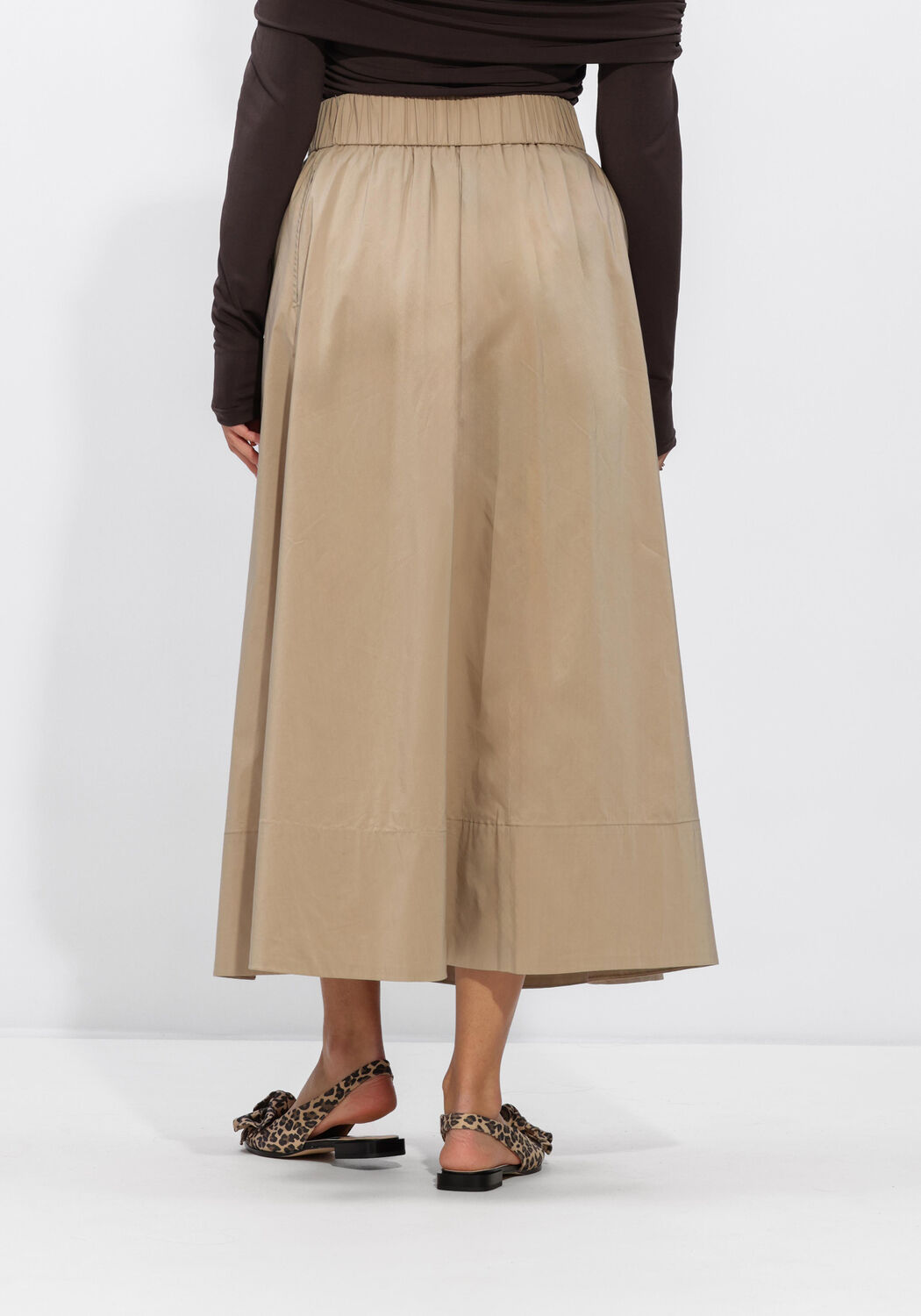 NOTRE-V Jupe maxi NV-FRIGG Sable - large