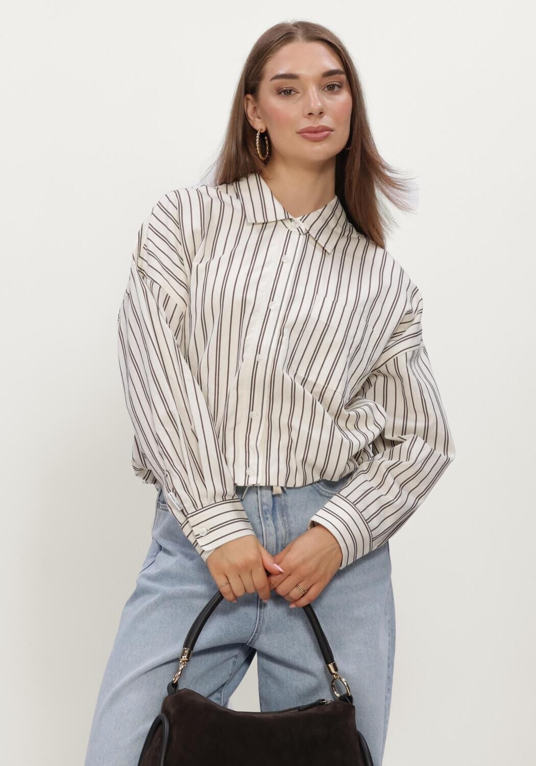 Gebroken wit CATWALK JUNKIE  TUCK IN BLOUSE - large