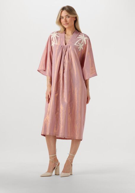 LOUIZON Robe midi BADMINGTON Métallique - large