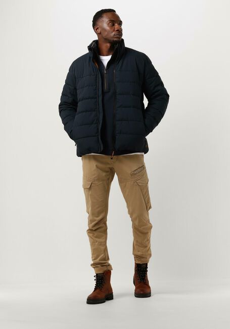 Donkerblauwe PME LEGEND Gewatteerde jas SHORT JACKET AIRGENEER PERFOR STRETCH - large