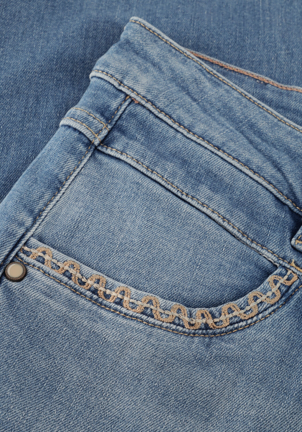 MOS MOSH MMNAOMI SALUTE EMB. JEANS Jeans en bleu - large