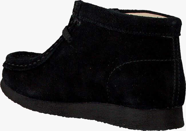 CLARKS Chaussures à lacets WALLABEE BOOT en noir - large
